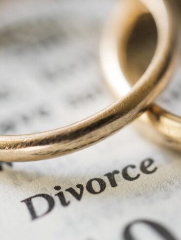Image représentant le divorce chez un notaire.