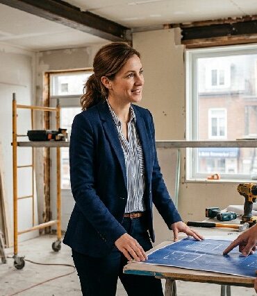 courtier en travaux